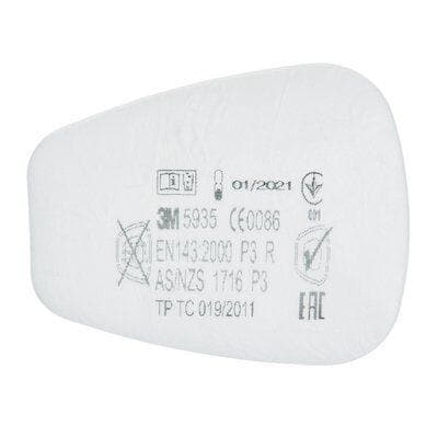 3M 5935 P3 Particulate Filters for 3M Half Face Masks and 3M Full Face Masks (Pack of 20) - BreatheSafeUK