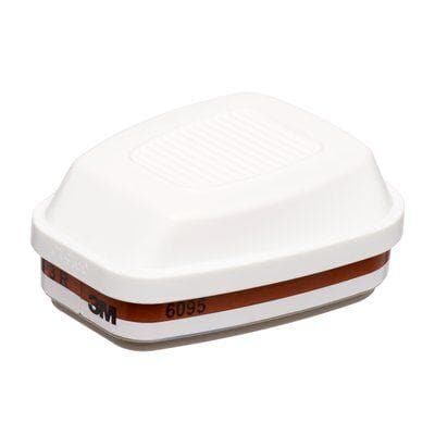 3M 6000 Series Gas, Vapour & Particulate Filters for 3M Half Face Masks and 3M Full Face Masks (Pack of 2) - BreatheSafeUK