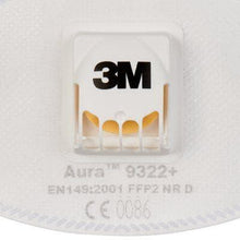 Load image into Gallery viewer, 3M Aura FFP2 Disposable Folded Respiratory Filter Face Mask (Pack of 10) 9322+ - BreatheSafeUK