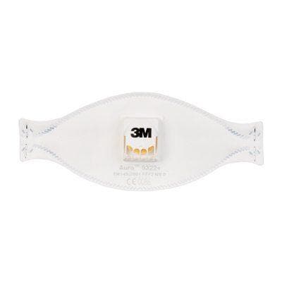 3M Aura FFP2 Disposable Folded Respiratory Filter Face Mask (Pack of 10) 9322+ - BreatheSafeUK