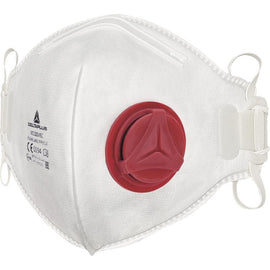 DeltaPlus FFP3 Disposable Folded Respiratory Filter Face Mask (Pack of 10) M1300VB - BreatheSafeUK