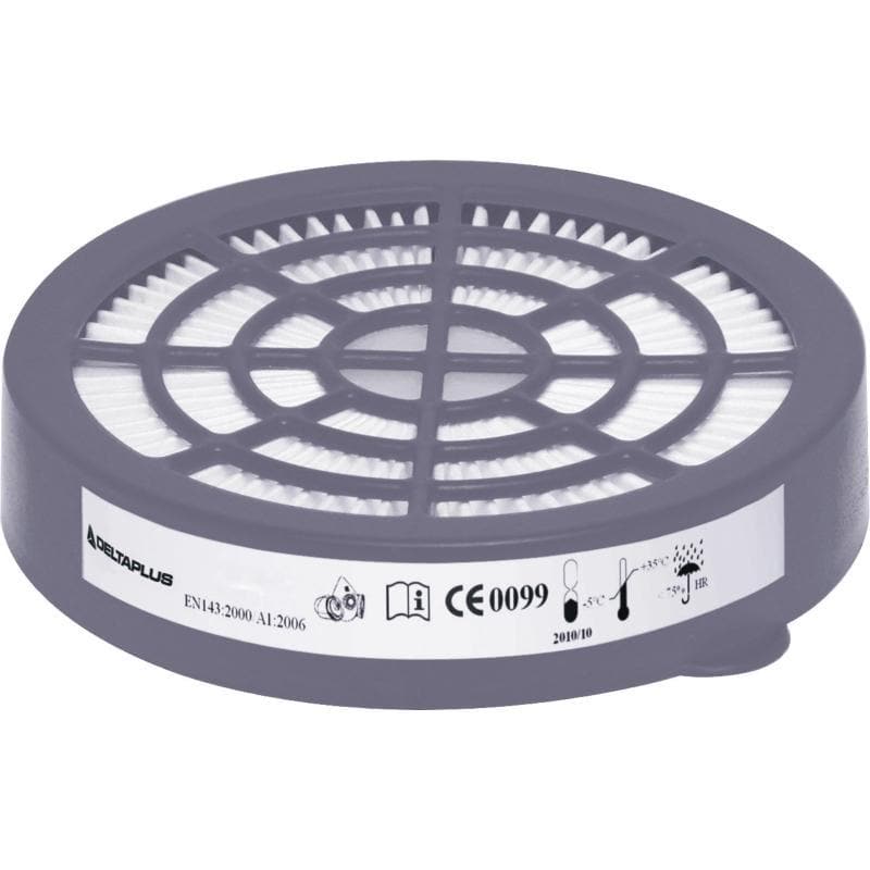 DeltaPlus M6000E PREP3 P3 Pre Filters for M6000 JUPITER Half Face Mask Series (Pack of 2) - BreatheSafeUK
