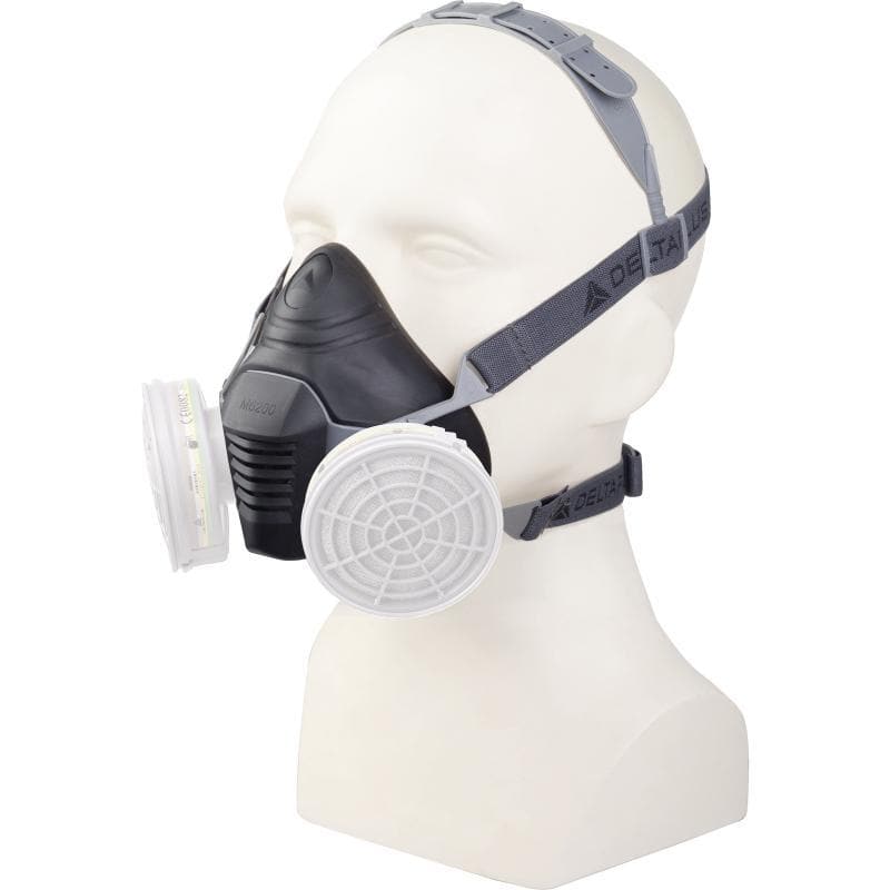 DeltaPlus M6200 JUPITER Thermoplastic Reusable Respiratory Half Face Mask - BreatheSafeUK